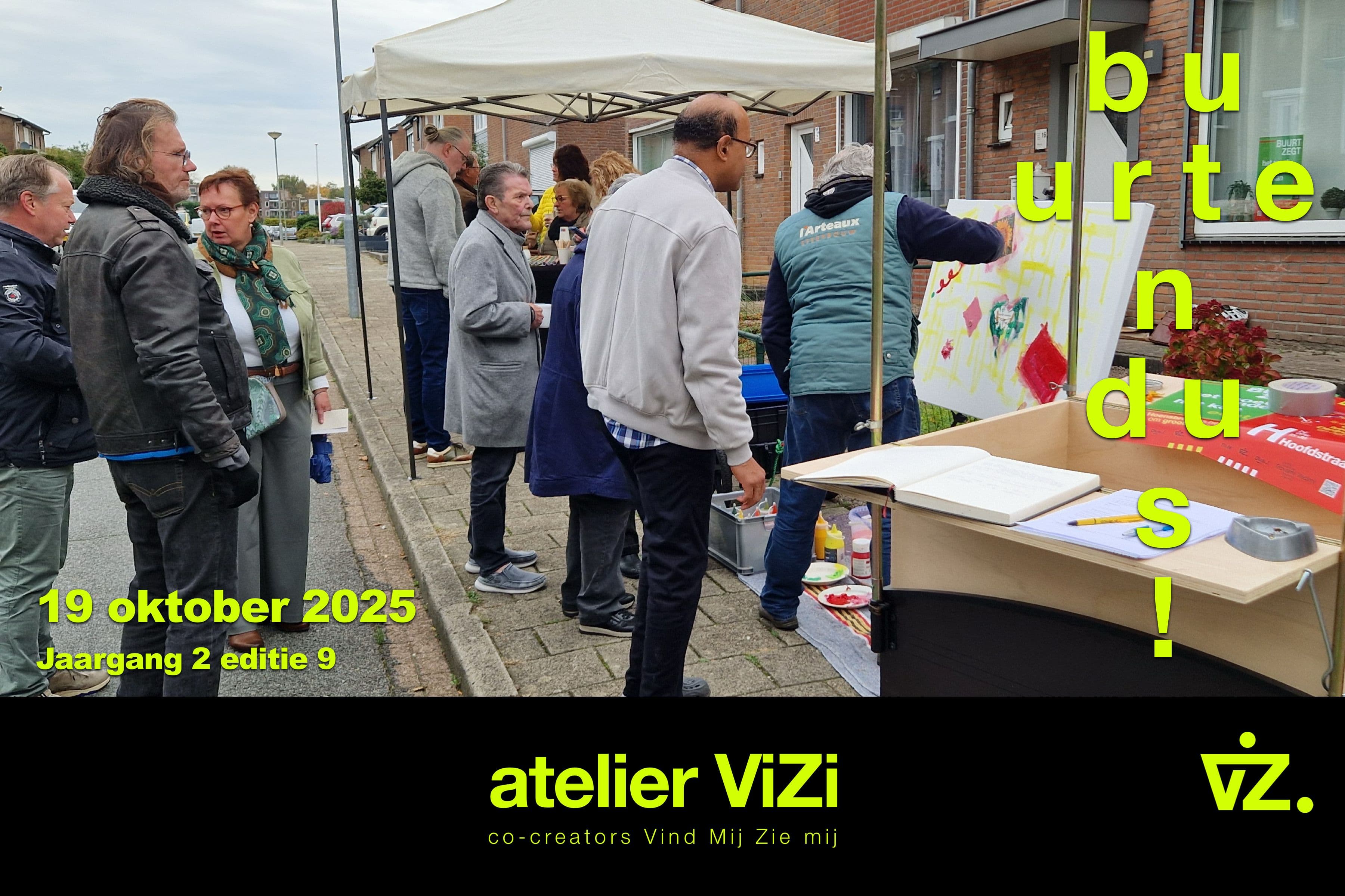 Buurten Dus – 19 oktober: Groots ontmoeten en samen schilderen in de straat